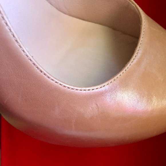 Alejandro Ingelmo Intermix Nude Camel Tan Platform High Heel Pumps Sz 36 - Picture 10 of 16